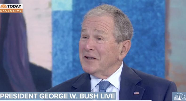 Former President George W. Bush on the Today show on Tuesday.
