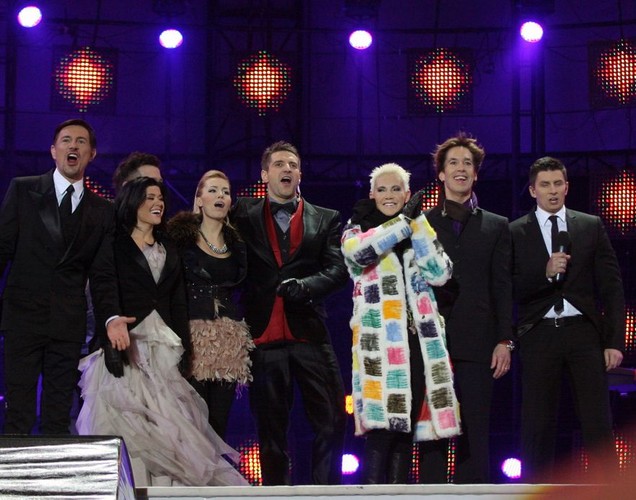 Na scenie pojawiły się gwiazdy telewizji Polsat, jednego z organizatorów imprezy