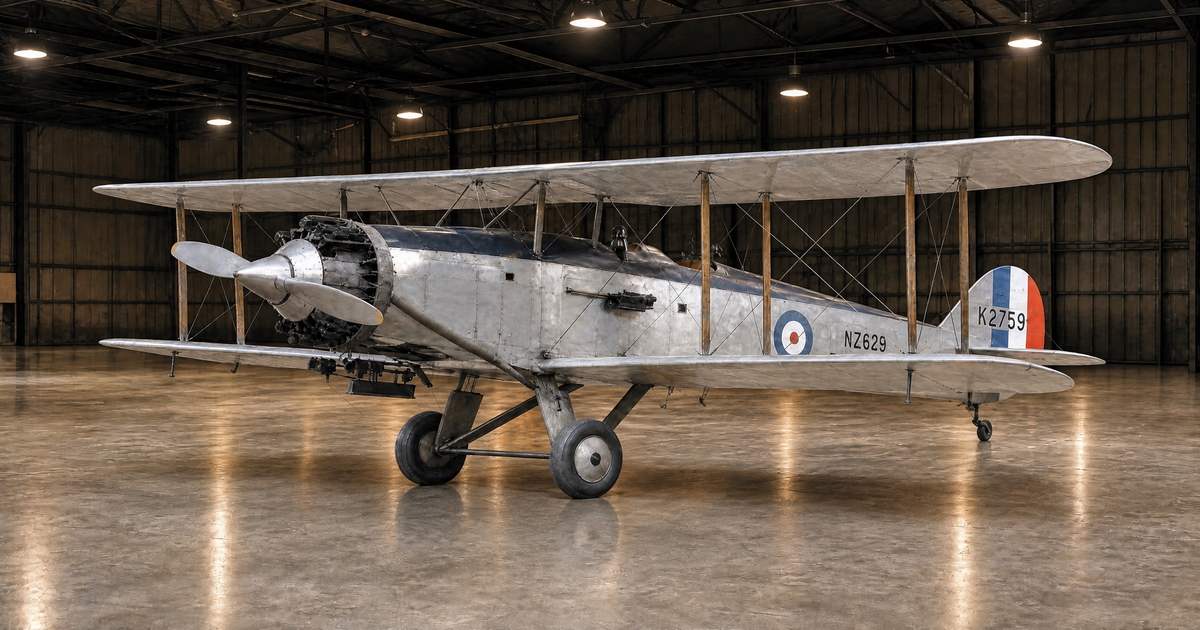 Last surviving Fairey Gordon aircraft listed for sale