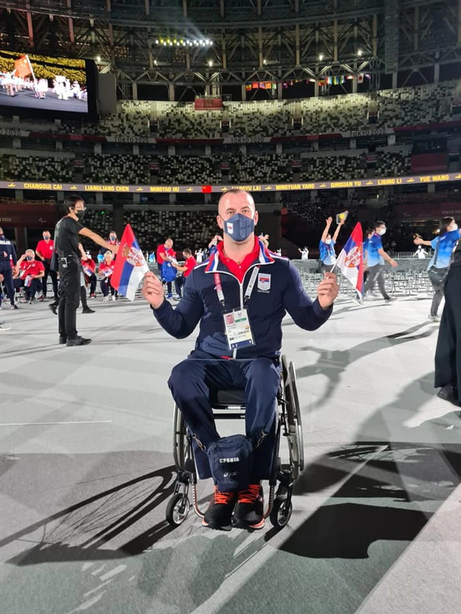 Nebošja na otvaranju Paraolimpijskih igara