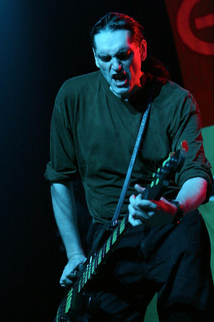 Peter Steele podczas koncertu Type O Negative w 2007 r/