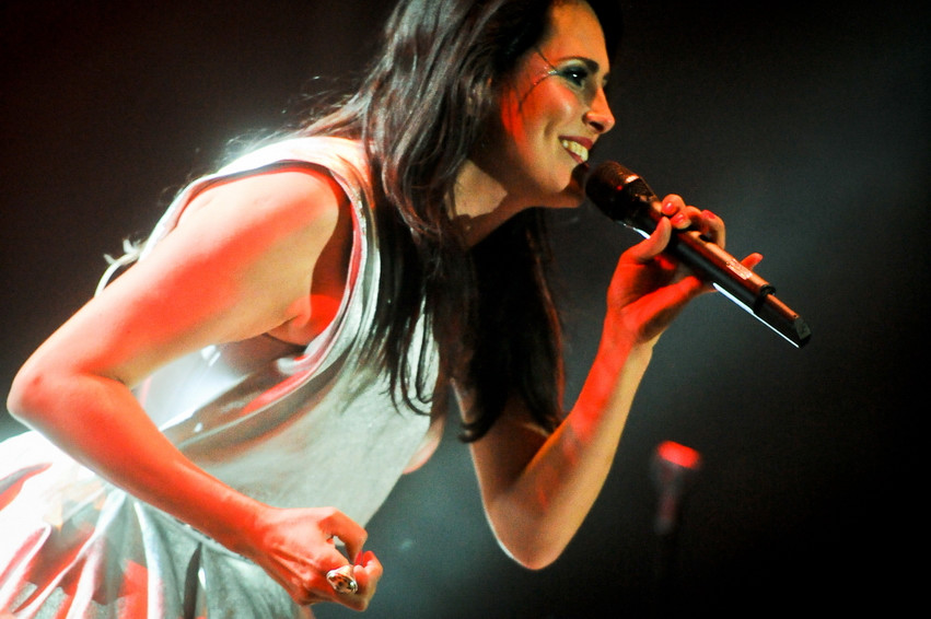 Within Temptation na Jarocin Festival 2012 (fot. Artur Rawicz/Onet.)