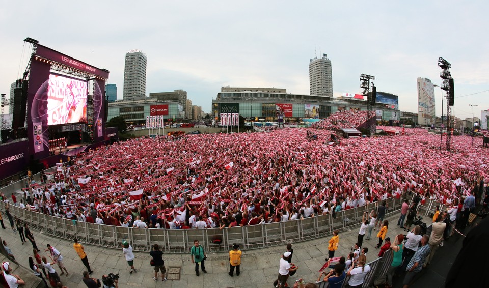 WARSZAWA EURO2012 KIBICE