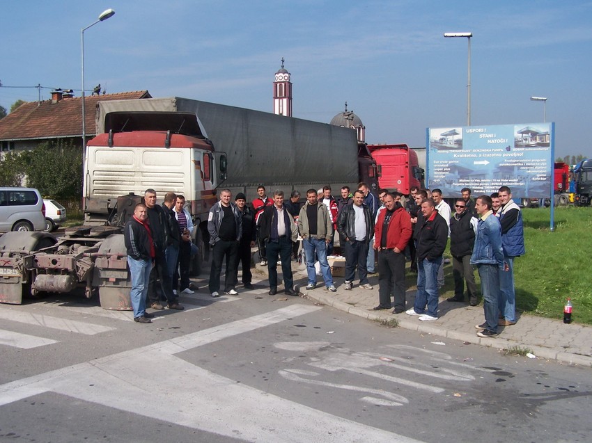 Štrajkači u Zvorniku