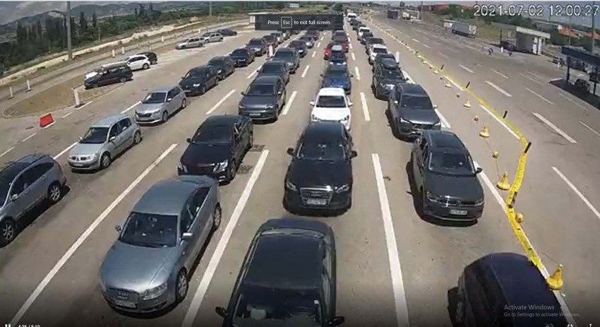 Granični prelaz Horgoš, ulazak iz Mađarske