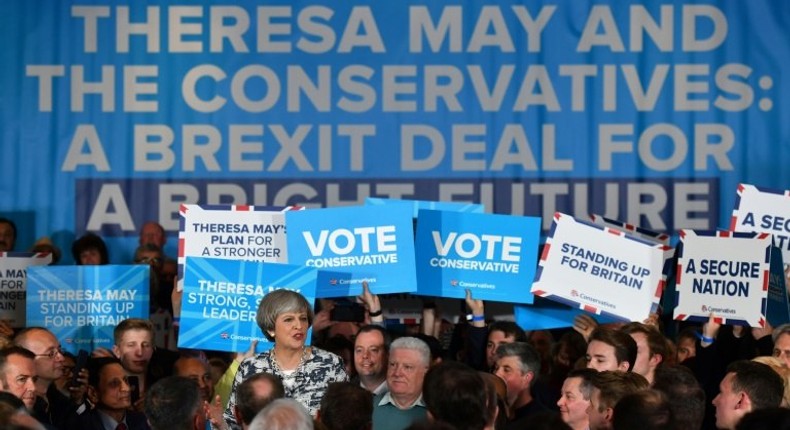 When May called the snap vote in April, presenting herself as the strong leader to take Britain into Brexit talks, opinion poll ratings for the premier and her centre-right Conservative party were sky high