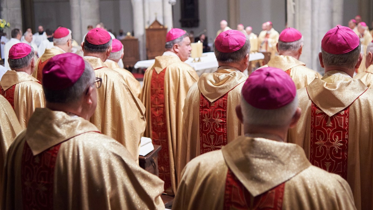 Biskupi na Zebraniu Plenarnym Konferencji Episkopatu Polski w październiku 2020 roku