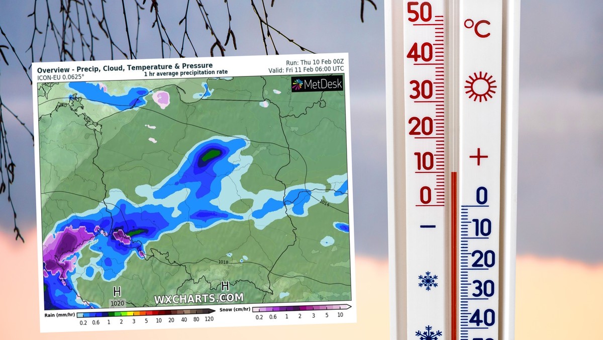 Prognoza pogody na czwartek, 10 lutego. Termometry zaskoczą temperaturą