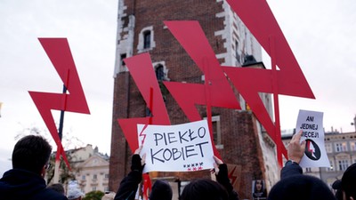 Demonstracja zwolenników prawa do legalnej aborcji