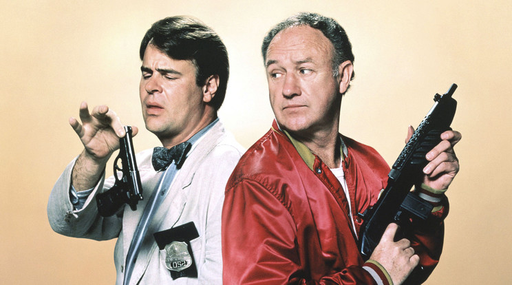 Dan Aykroyd és Gene Hackman a Csőre töltve című akció-vígjátékban (Fotó: RAS-archív)