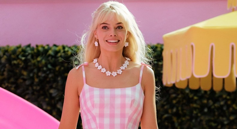 Margot Robbie as Barbie.Jaap Buitendijk/Warner Bros.