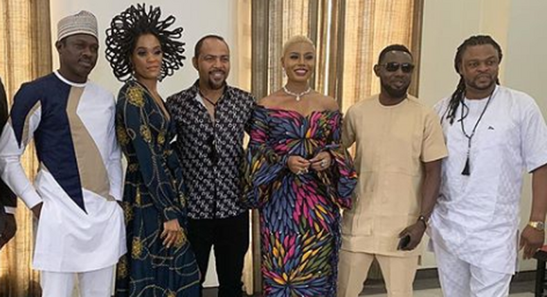 'The Millions' cast: Ali Nuhu, Chika Lann, Ramsey Nouah, Nancy Isime, AY and Toka McBaror.