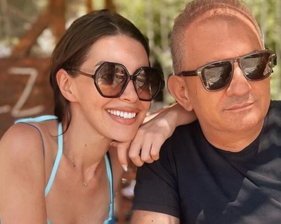 Jelena Simić sa mužem