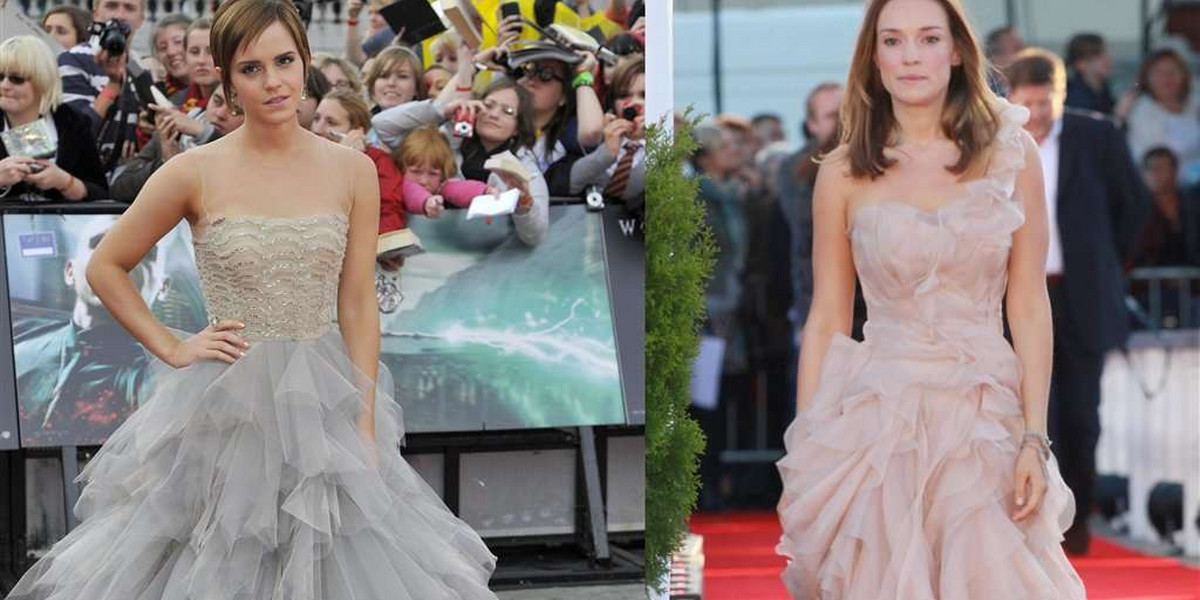 Emma Watson w podróbce sukni Zienia?