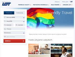Pierwsza duża polska firma kieruje reklamę do gejów. LOT przeciera szlaki?