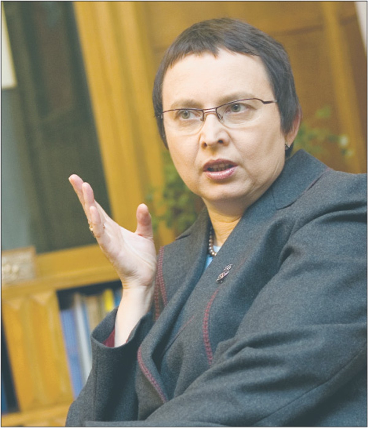 Katarzyna Hall, minister edukacji narodowej, wcześniej pełniła funkcję wiceprezydenta Gdańska Fot. Wojciech Górski