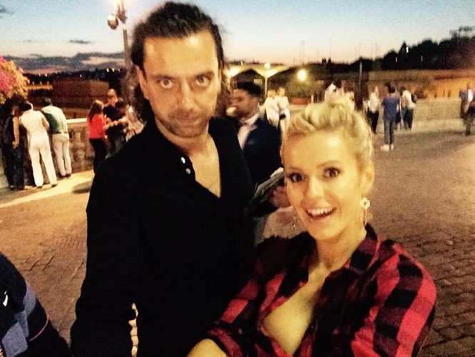 Doda i Emil Haidar w Rzymie