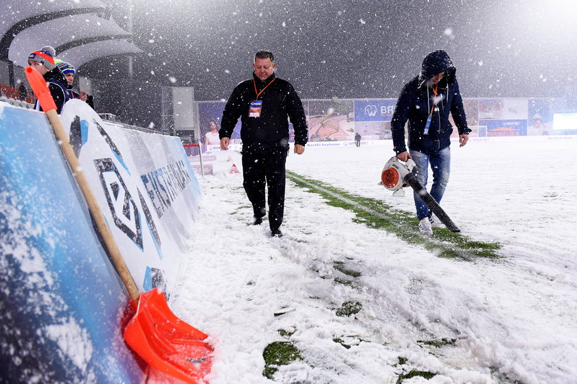 Mecz Termalica Bruk-Bet - Jagiellonia odwołany. Wszystko przez śnieg!