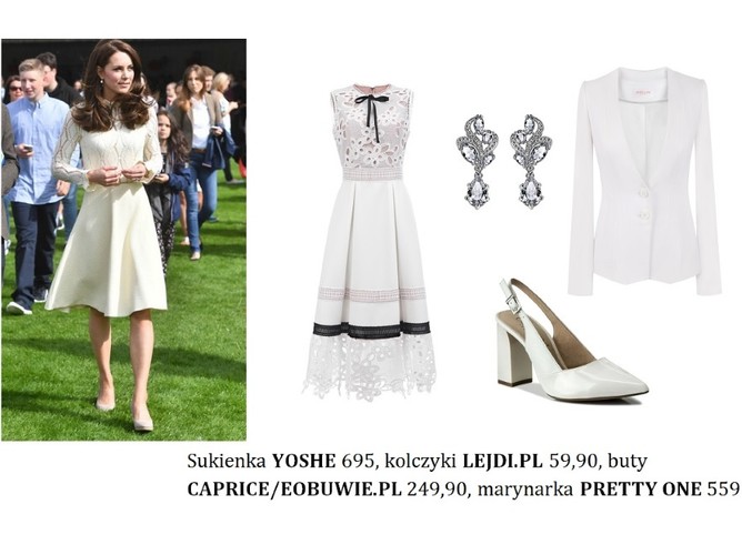 Inspirujące STYLIZACJE księżnej Kate