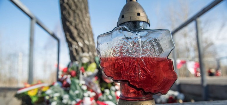 Smoleńsk: Biało-czerwone róże na miejscu katastrofy Tu-154M. "Jak przejeżdżam obok, to robię znak krzyża"