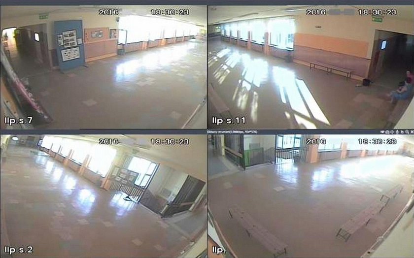 Monitoring w toalecie gimnazjum w Puławach