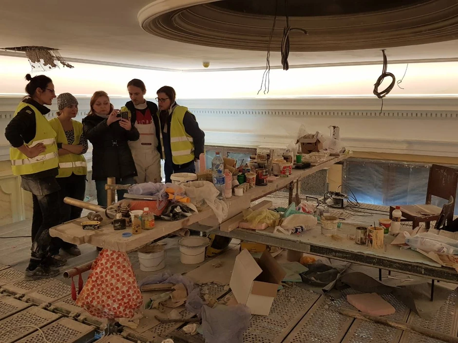 Radovi na plafonskoj dekoraciji