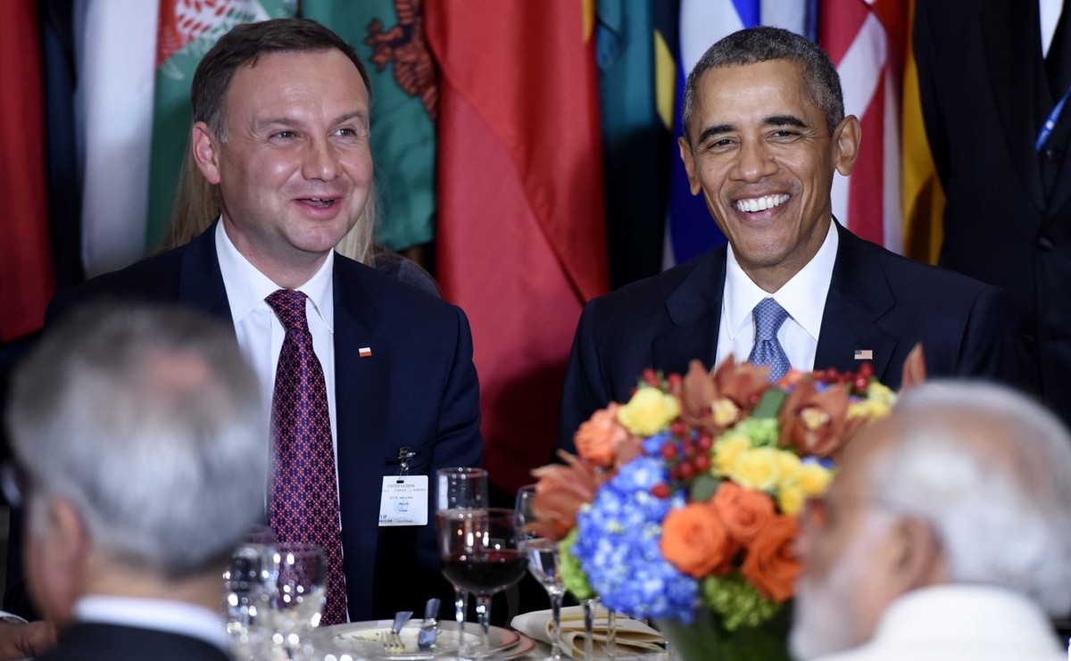Andrzej Duda i Barack Obama