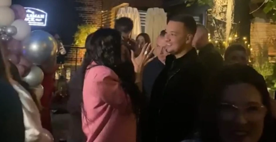 Uroš Živković sa novom devojkom