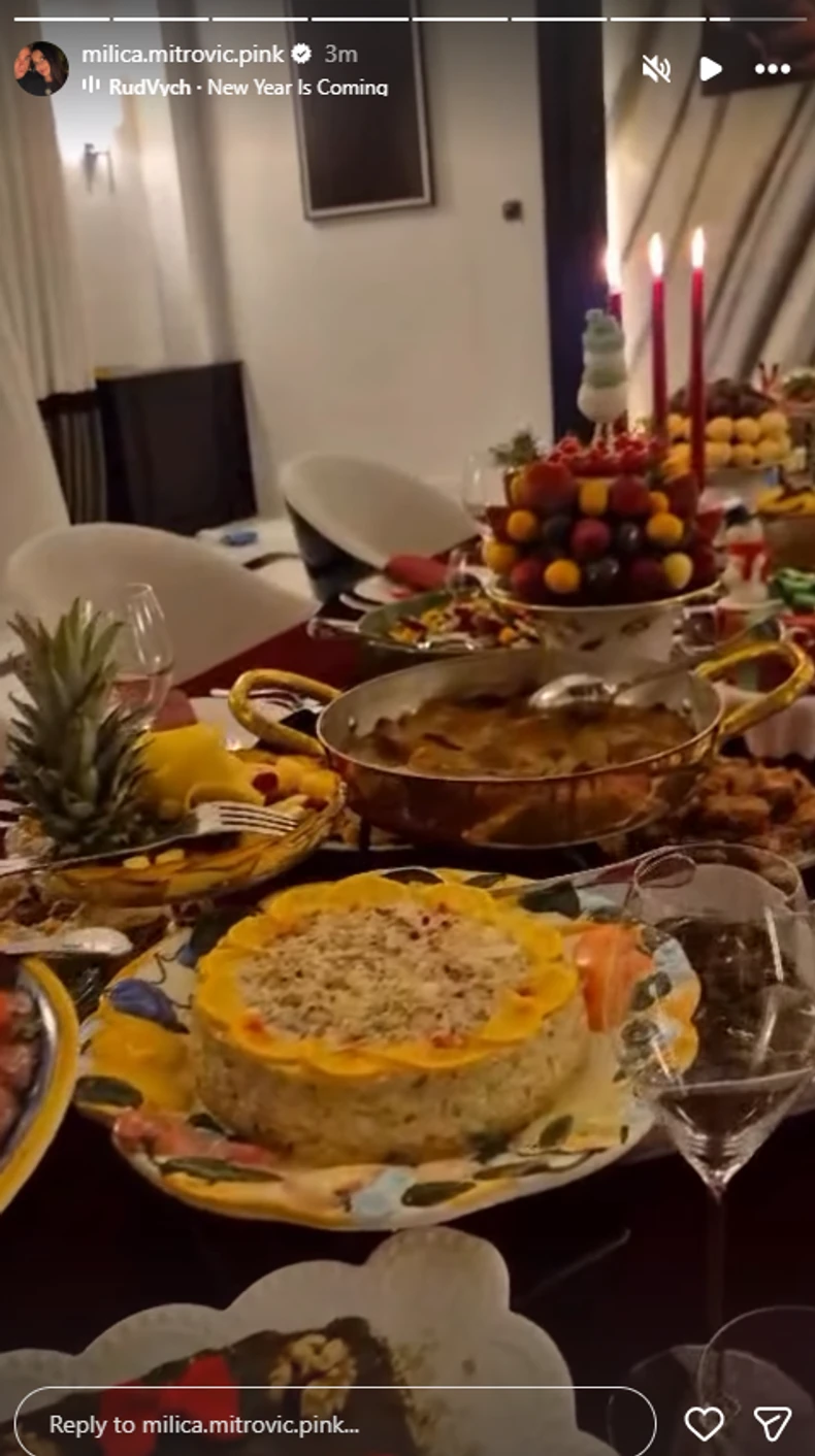 Željko i Milica Mitrović doček Nove godine