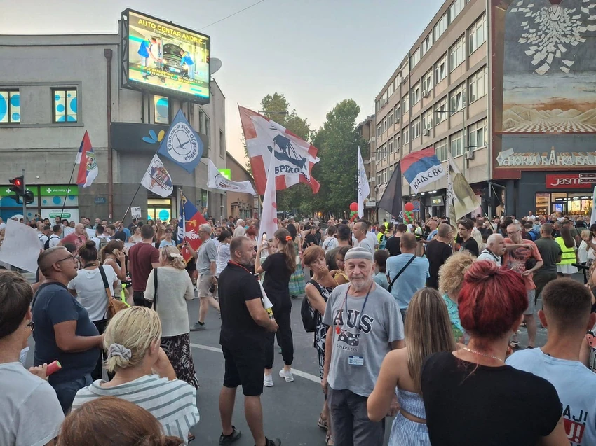 valjevo protest