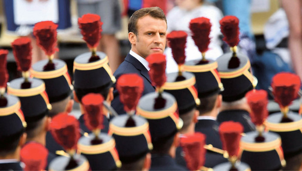 Prezydent Francji Emmanuel Macron