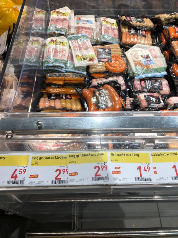 Ceny mixów grillowy na Słowacji