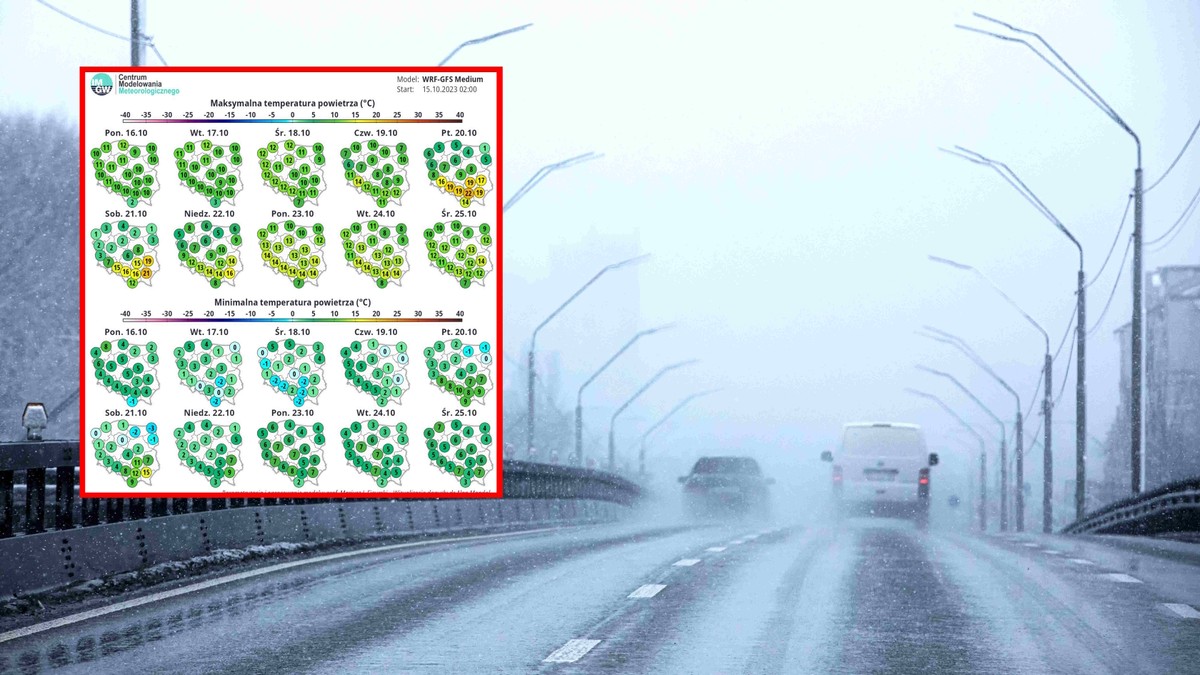 Nadchodzą przymrozki i opady. Czy spadnie pierwszy śnieg? Prognoza pogody do 25 października