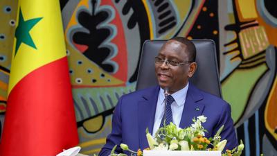 Le Président Macky SALL lors de la remise du rapport de conclusion du dialogue national, le 25 juin 2023