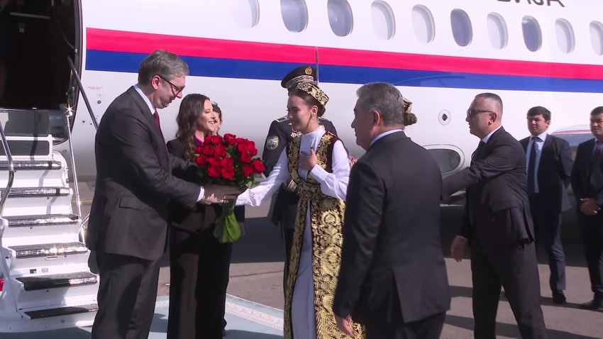 Aleksandar Vučić u Uzbekistanu