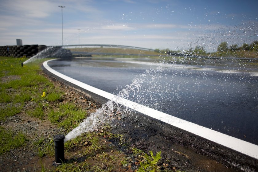 Tak wygląda nowy tor w Ośrodku Doskonalenia Techniki Jazdy Autodrom Pomorze w Pszczółkach