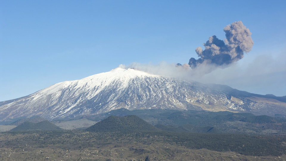 Wulkan Etna we Włoszech