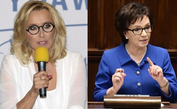 Agata Młynarska, marszałek Elżbieta Witek