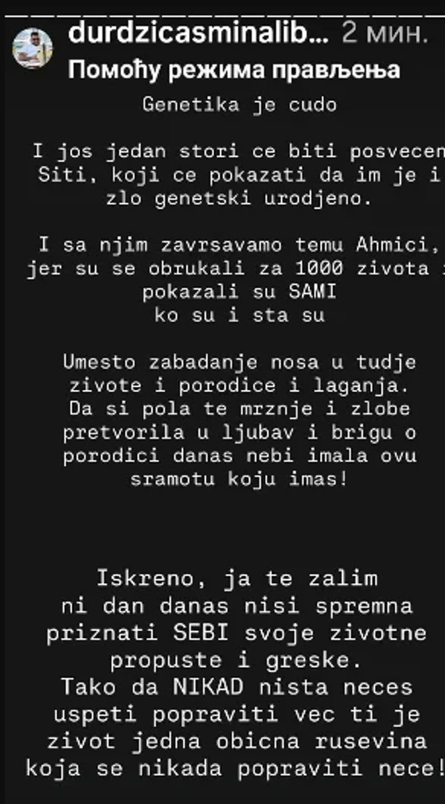 Asmin Durdžić podrška