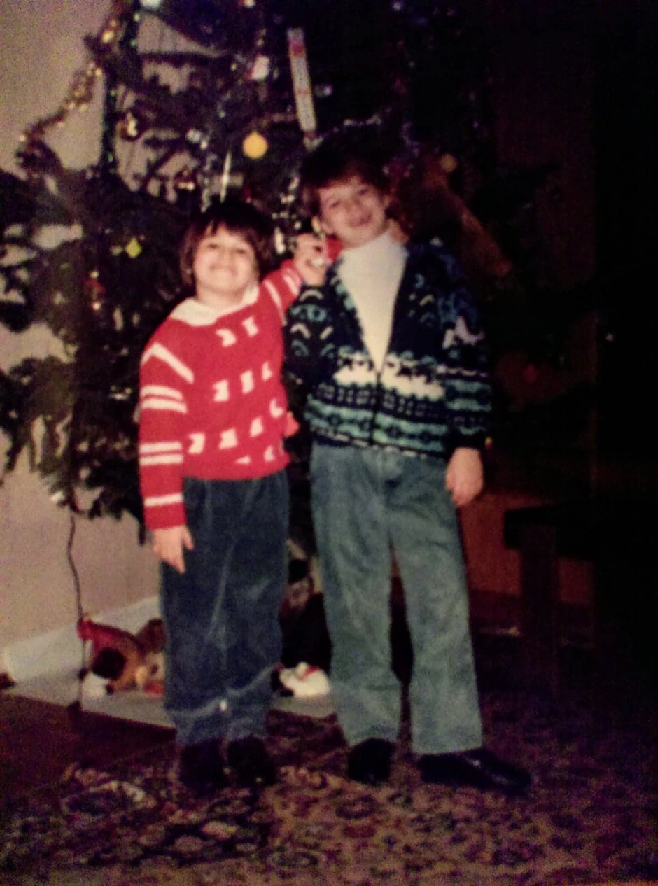 Doček 1995. kod kuće