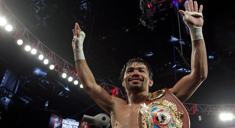 In his last fight in November, Manny Pacquiao reclaimed the World Boxing Organization welterweight title for the third time