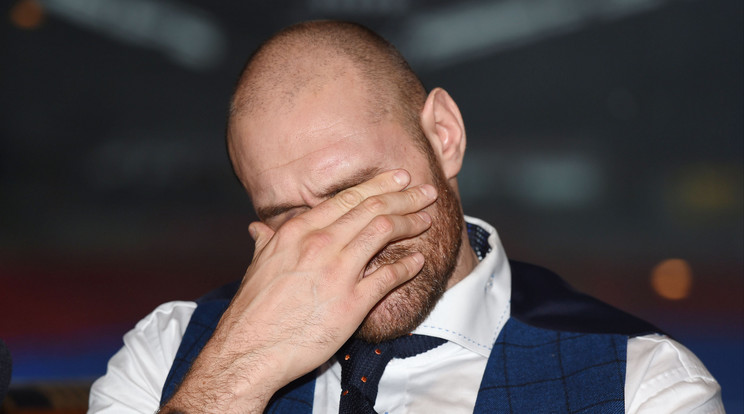 Tyson Fury kínos pillanatokat élt át/Fotó: Northfoto