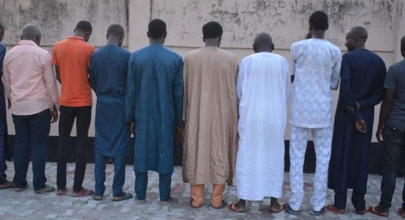 The suspects were arrested in the Fagge and Gwammaja areas of Kano State [EFCC]