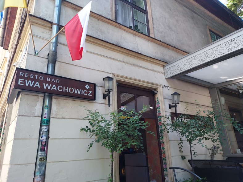 Restauracja "Zalipianki. Ewa Wachowicz" przy ul. Szewskiej 24 w Krakowie