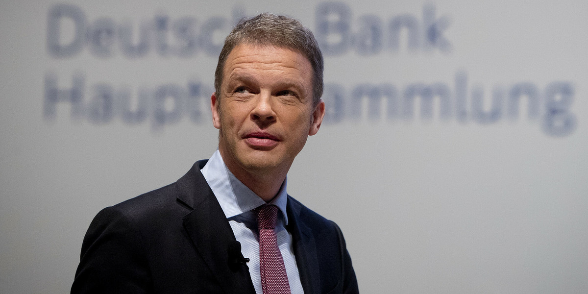 Prezes Deutsche Banku Christian Sewing