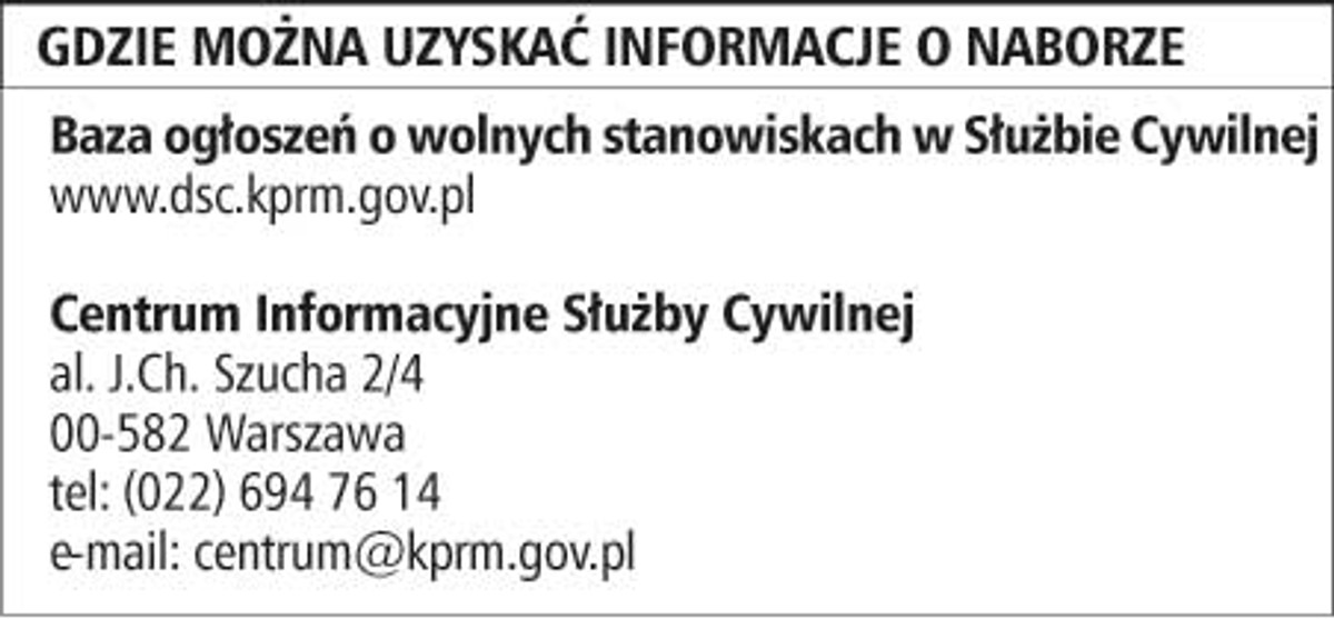 Gdzie można uzyskać informacje o naborze