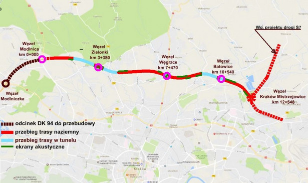 Jak będzie wyglądać Północna Obwodnica Krakowa? Podpisano umowę na koncepcję programową [MAPA]