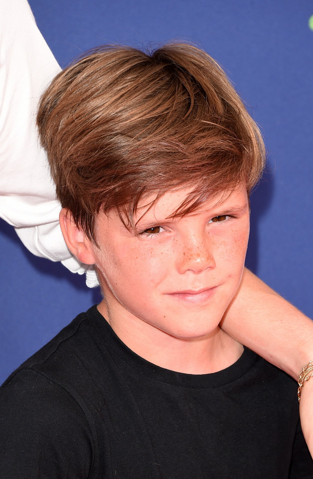 Brooklyn, Romeo i Cruz Beckham razem na ściance