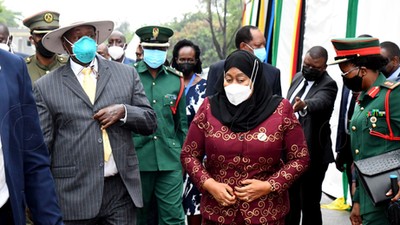 President of Uganda and President of Tanzania