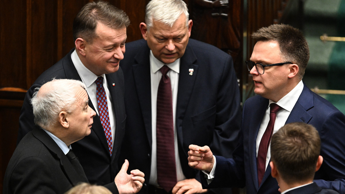 Jarosław Kaczyński reaguje na skandal w Sejmie. Chce odwołania Szymona Hołowni